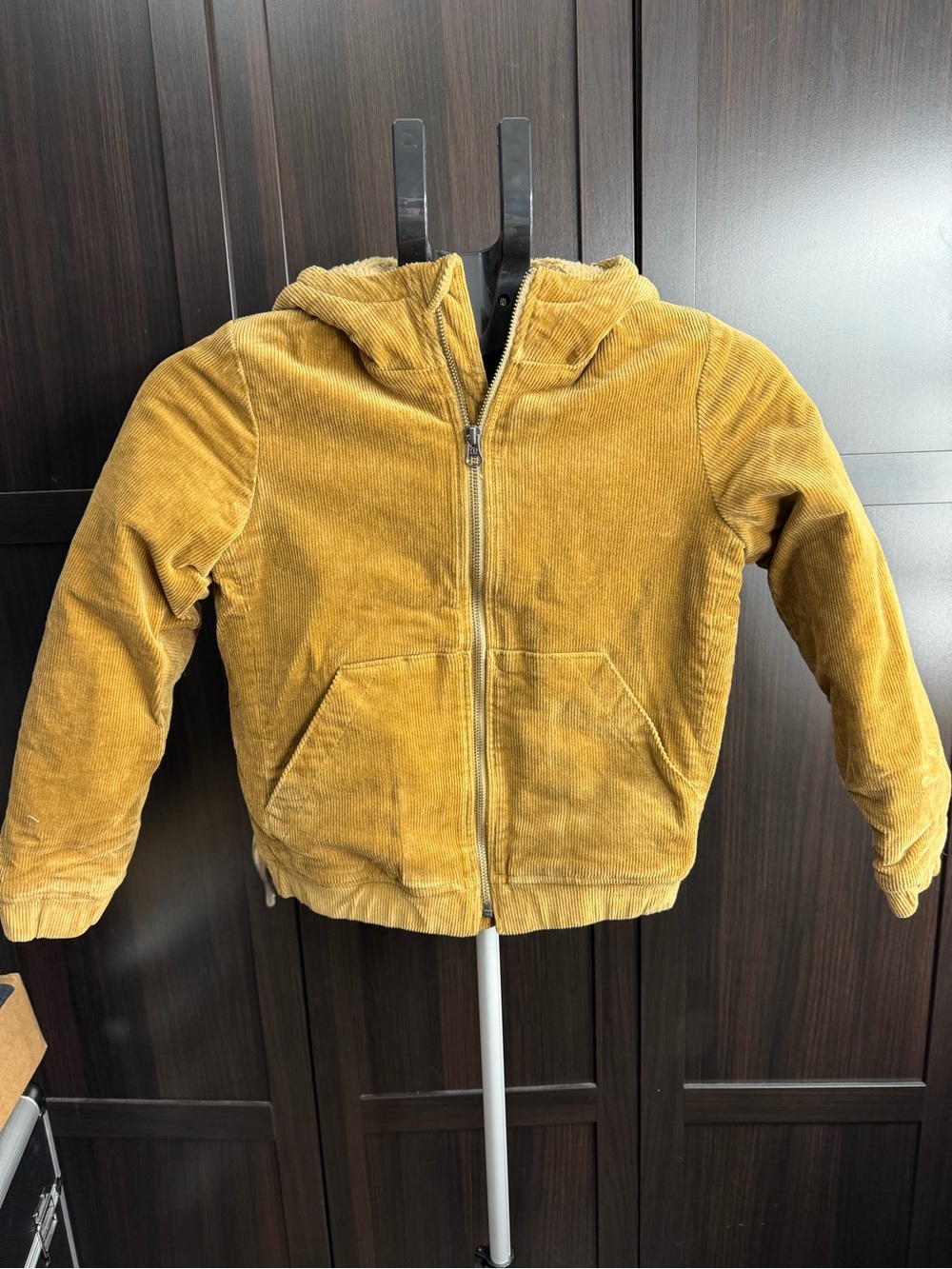 GAP Kids Tan Sherpa-Lined Jacket